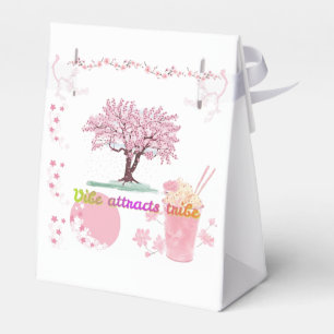 Vibes ziehen den Stamm an Geschenkschachtel