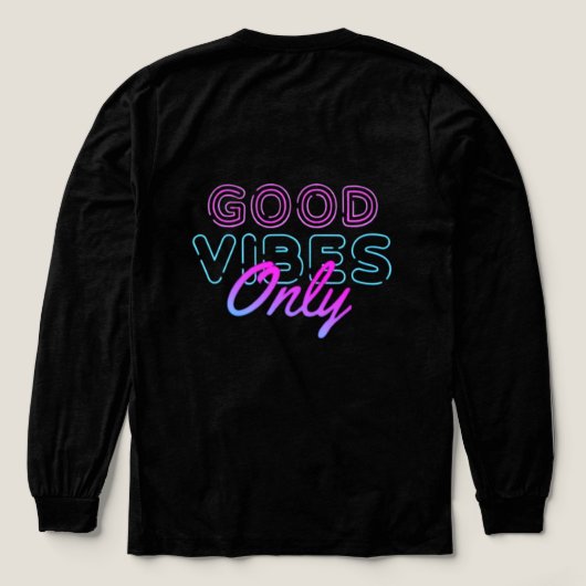 Vibey T-shirt Tri-Blend Shirt (Design Rückseite)