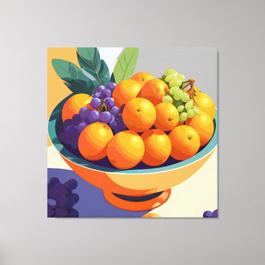 Vibin" mit Vitamin C Leinwanddruck (Vorderseite)