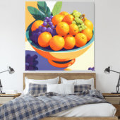 Vibin" mit Vitamin C Leinwanddruck (Insitu (Schlafzimmer))