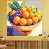 Vibin" mit Vitamin C Leinwanddruck (Insitu (Wohnzimmer))