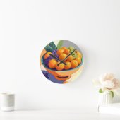 Vibin" mit Vitamin C Runde Wanduhr (Zuhause)