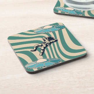 Vibing Astronaut Getränkeuntersetzer