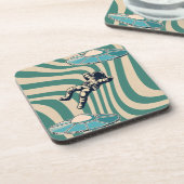 Vibing Astronaut Untersetzer (Linke Seite)