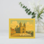 Viborg Dänemark Kathedrale Postkarte (Stehend Vorderseite)