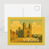 Viborg Dänemark Kathedrale Postkarte (Vorne/Hinten)
