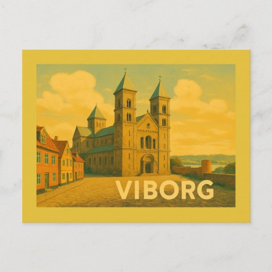 Viborg Dänemark Kathedrale Postkarte (Vorderseite)