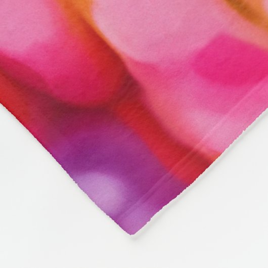 "Vibrance Embrace: Kleines Fleece Blanket (Ecke)