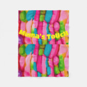"Vibrance Embrace: Kleines Fleece Blanket (Vorderseite)