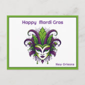 💚 💜 💛 Vibrance von Mardi Gras Postkarte (Vorderseite)