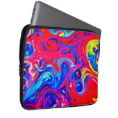 Vibranchenfarbiges Muster Laptopschutzhülle (Vorne Rechts)