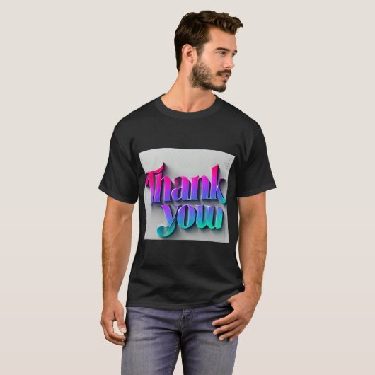 Vibranding 3D Vielen Dank Mens Tshirt (Vorne ganz)