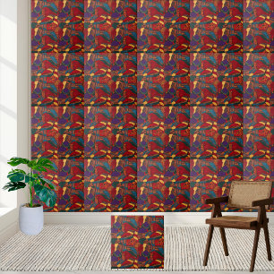 Vibranding Ankara Style Pattern Tile Fliese