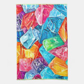 Vibranding Crystal Cluster Art Geschirrtuch (Vertikal)