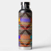 Vibranding Diamonds Ankara Style Pattern Trinkflasche (links)