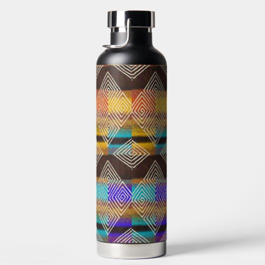 Vibranding Diamonds Ankara Style Pattern Trinkflasche (Rechts)