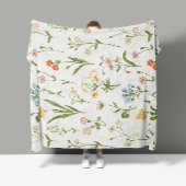 Vibranding Floral Medley Fleece Blanket