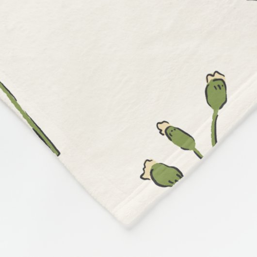 Vibranding Floral Medley Fleece Blanket (Ecke)