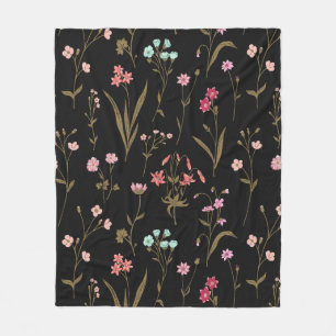 Vibranding Floral Medley Fleece Blanket