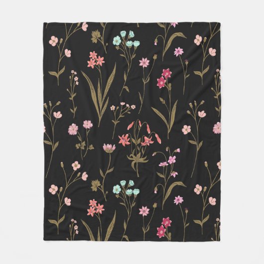 Vibranding Floral Medley Fleece Blanket (Vorderseite)