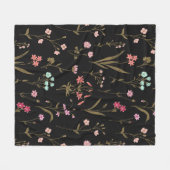 Vibranding Floral Medley Fleece Blanket (Vorderseite (Horizontal))