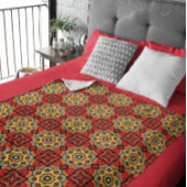 Vibranding Kaleidoskop Sternexplosion Pattern Blan Fleecedecke