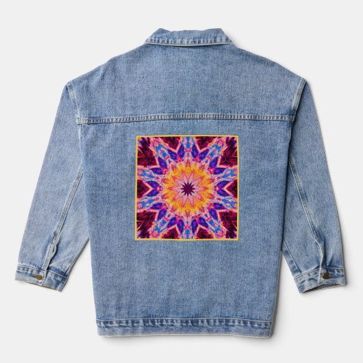 Vibranding Pattern Power Art Jeansjacke (Rückseite)