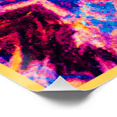 Vibranding Pattern Power Art Poster (Ecke)