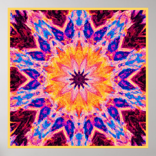 Vibranding Pattern Power Art Poster (Vorne)