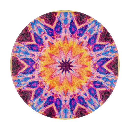 Vibranding Pattern Power Art Schneidebrett (Vorderseite)