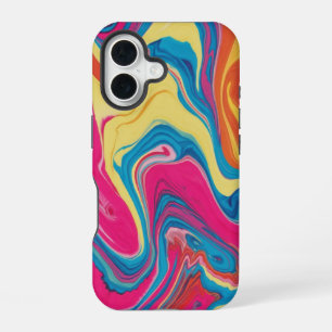 Vibranding Tye-Dye Marble Phone Case Design iPhone 16 Hülle