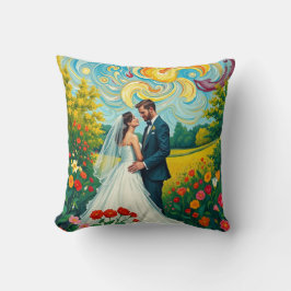 Vibranding Wedding Van Gogh Stil Throw Kissen