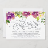 Vibranend Bloom Twins Einladung feiern (Vorderseite)