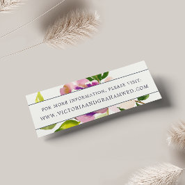 Vibranend Bloom Wedding Website Cards | Mini