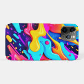 Vibranend Color Chaos Art Case-Mate iPhone Hülle (Rückseite (Horizontal))