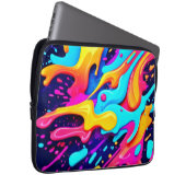 Vibranend Color Chaos Art Laptopschutzhülle (Vorne Rechts)