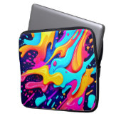Vibranend Color Chaos Art Laptopschutzhülle (Vorderseite Links)