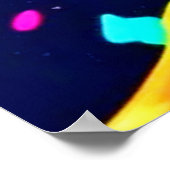 Vibranend Color Chaos Art Poster (Ecke)