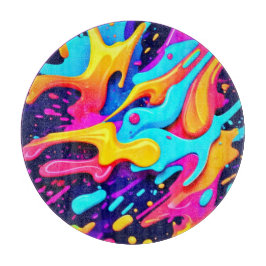 Vibranend Color Chaos Art Schneidebrett