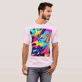 Vibranend Color Chaos Art T-Shirt (Vorne ganz)