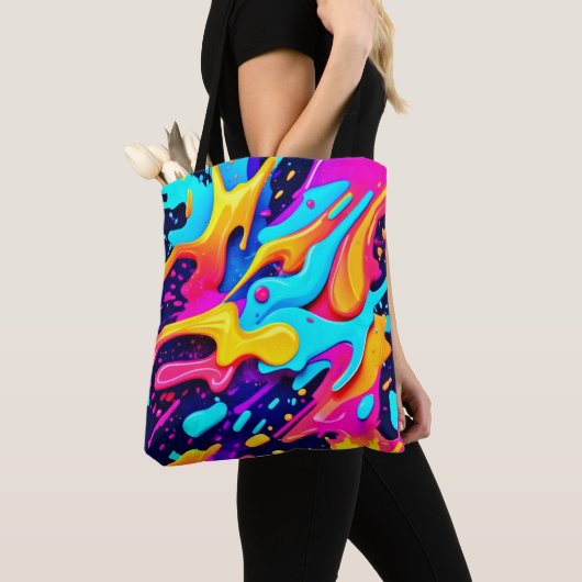 Vibranend Color Chaos Art Tasche (Von Nahem)