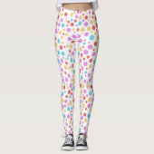 Vibranend Color Polka Dots Leggings (Vorderseite)