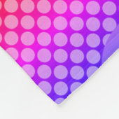 Vibranend Gradient Heart Stilvoller Regenbogen Fleecedecke (Ecke)
