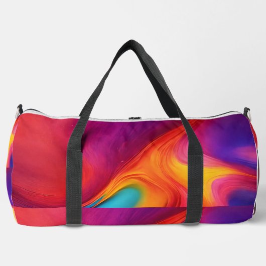 "Vibranend Gradient Splash Bag Texture: Duffle Bag (Vorderseite)