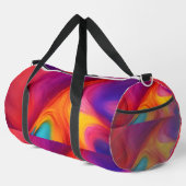 "Vibranend Gradient Splash Bag Texture: Duffle Bag (Rechte Ecke)