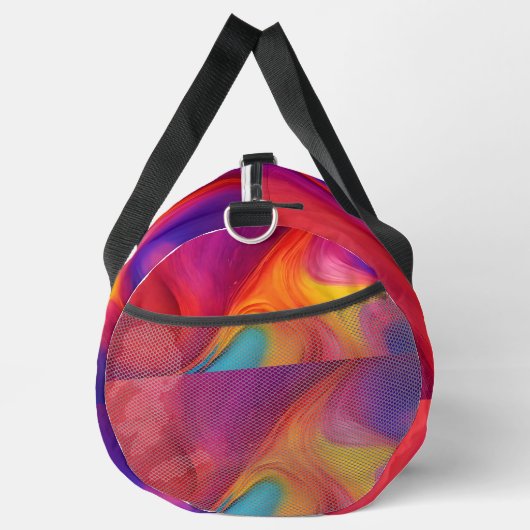 "Vibranend Gradient Splash Bag Texture: Duffle Bag (Rechts)
