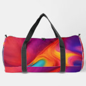 "Vibranend Gradient Splash Bag Texture: Duffle Bag (Rückseite)