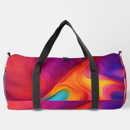 "Vibranend Gradient Splash Bag Texture: Duffle Bag (Rückseite)