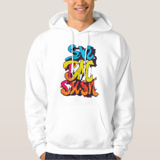 Vibranend Graffiti-Style 'Swe Pac Sun' Hoodie