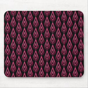 Vibranend Hot Pink flackernde Flammen Mousepad